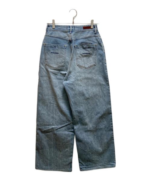 YANUK（ヤヌーク）YANUK (ヤヌーク) ジョーン ルーズ ストレートデニムパンツ インディゴ サイズ:25の古着・服飾アイテム