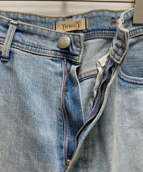 YANUK（ヤヌーク）YANUK (ヤヌーク) ジョーン ルーズ ストレートデニムパンツ インディゴ サイズ:25の古着・服飾アイテム