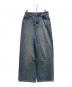YANUK（ヤヌーク）の古着「ジョーン ルーズ ストレートデニムパンツ」｜インディゴ
