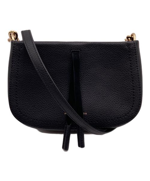 MARC JACOBS（マークジェイコブス）MARC JACOBS (マークジェイコブス) マーベリック クロスボディ レザーショルダーバッグ ブラックの古着・服飾アイテム