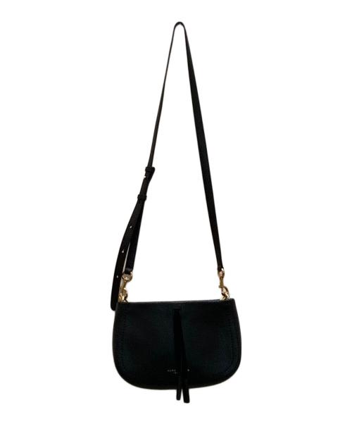 MARC JACOBS（マークジェイコブス）MARC JACOBS (マークジェイコブス) マーベリック クロスボディ レザーショルダーバッグ ブラックの古着・服飾アイテム