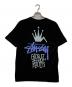 stussy (ステューシー) グローバルルーツTシャツ ブラック サイズ:M：6000円