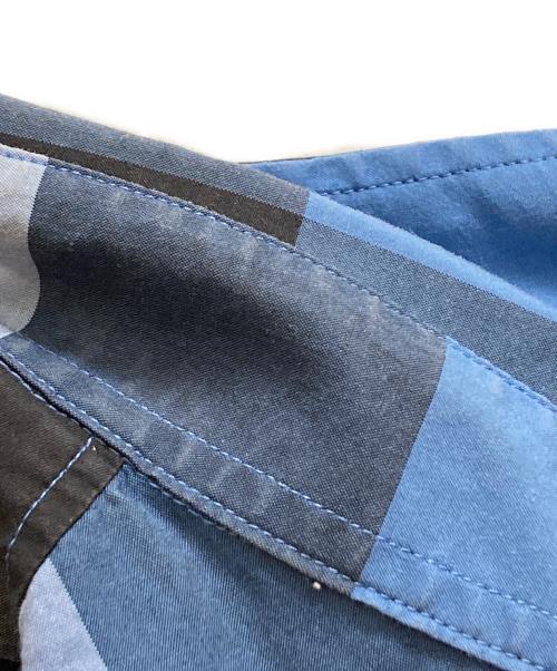 BURBERRY（バーバリー）BURBERRY (バーバリー) 長袖チェックシャツ ブルー サイズ:Ⅼの古着・服飾アイテム