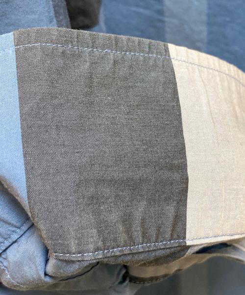 BURBERRY（バーバリー）BURBERRY (バーバリー) 長袖チェックシャツ ブルー サイズ:Ⅼの古着・服飾アイテム