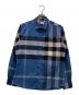 BURBERRY（バーバリー）の古着「長袖チェックシャツ」｜ブルー