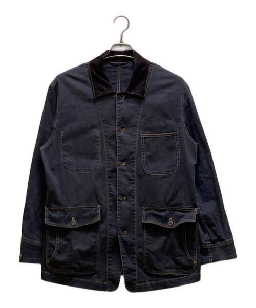CHAPS RALPH LAUREN（チャップス ラルフローレン）CHAPS RALPH LAUREN (チャップス ラルフローレン) 襟コーデュロイカバーオール ネイビー サイズ:Mの古着・服飾アイテム