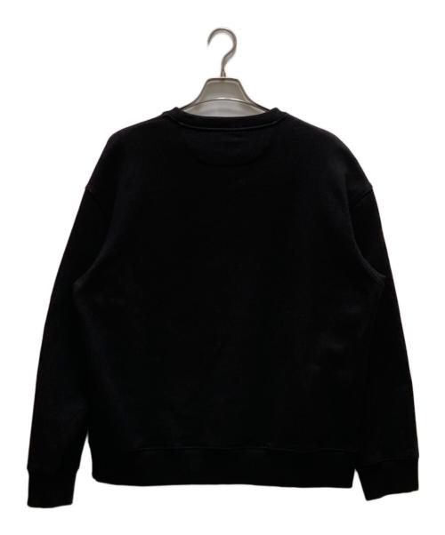 FENDI（フェンディ）FENDI (フェンディ) ロゴ入りコットンスウェットシャツ ブラック サイズ:XLの古着・服飾アイテム