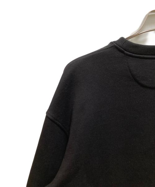 FENDI（フェンディ）FENDI (フェンディ) ロゴ入りコットンスウェットシャツ ブラック サイズ:XLの古着・服飾アイテム