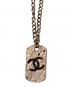 CHANEL (シャネル) ドックタグネックレス ゴールド サイズ:37cm：50000円