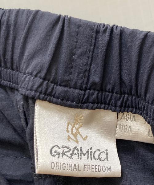 GRAMICCI（グラミチ）GRAMICCI (グラミチ) 417 by EDIFICE (417 バイ エディフィス) 417別注 コットンナイロンワイドショーツ ネイビー サイズ:XLの古着・服飾アイテム
