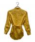 LAUREN RALPH LAUREN (ローレン ラルフ ローレン) リネンレギュラーカラーベルテッドシャツ イエロー サイズ:XXS：7000円