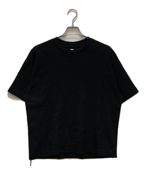 Ets MATERIAUX（マテリオ）Ets MATERIAUX (マテリオ) GOKUZYUKU COTTON ショートスリーブ Tシャツ ブラック サイズ:2の古着・服飾アイテム