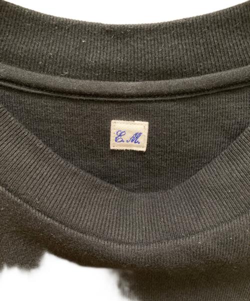 Ets MATERIAUX（マテリオ）Ets MATERIAUX (マテリオ) GOKUZYUKU COTTON ショートスリーブ Tシャツ ブラック サイズ:2の古着・服飾アイテム