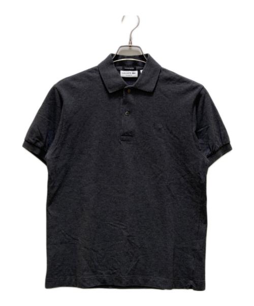 LACOSTE（ラコステ）LACOSTE (ラコステ) EDIFICE (エディフィス) 別注ロゴポロシャツ グレー サイズ:3の古着・服飾アイテム