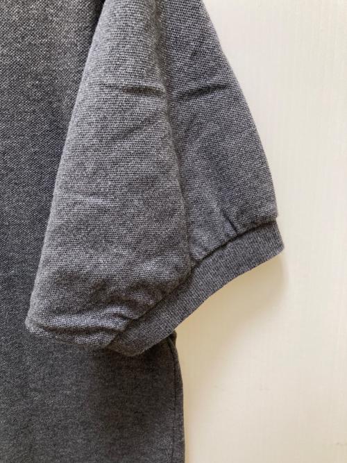 LACOSTE（ラコステ）LACOSTE (ラコステ) EDIFICE (エディフィス) 別注ロゴポロシャツ グレー サイズ:3の古着・服飾アイテム