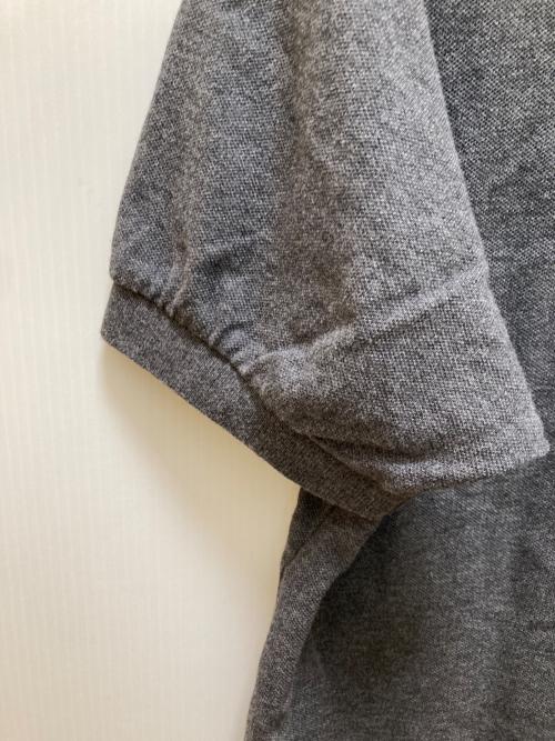 LACOSTE（ラコステ）LACOSTE (ラコステ) EDIFICE (エディフィス) 別注ロゴポロシャツ グレー サイズ:3の古着・服飾アイテム