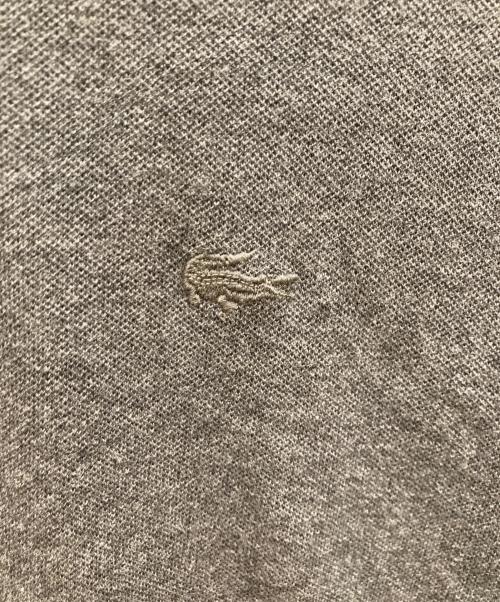 LACOSTE（ラコステ）LACOSTE (ラコステ) EDIFICE (エディフィス) 別注ロゴポロシャツ グレー サイズ:3の古着・服飾アイテム