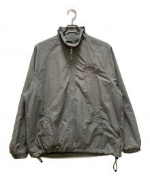 AVIREX（アヴィレックス）の古着「NYLON PIPING STAND JACKET」｜グレー