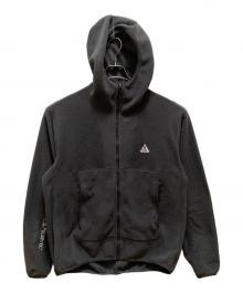 NIKE ACG（ナイキエーシージー）の古着「ウルフツリー ジップアップフーデッドフリースジャケット」｜グレー