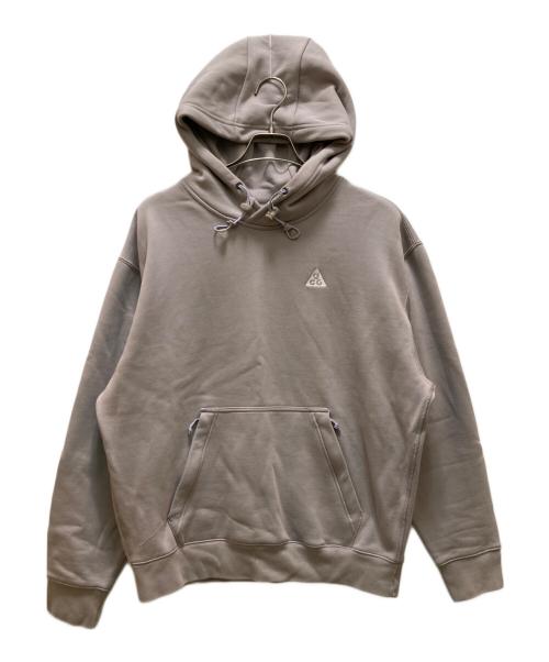 NIKE ACG（ナイキエーシージー）NIKE ACG (ナイキエーシージー) タフフリース プルオーバーパーカー グレー サイズ:Sの古着・服飾アイテム