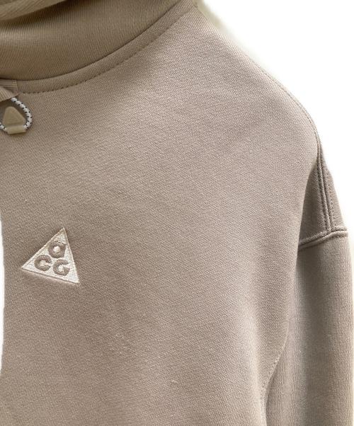 NIKE ACG（ナイキエーシージー）NIKE ACG (ナイキエーシージー) タフフリース プルオーバーパーカー グレー サイズ:Sの古着・服飾アイテム
