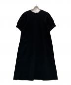 CLANEクラネ）の古着「TUCK SLEEVE ONE PIECE」｜ブラック