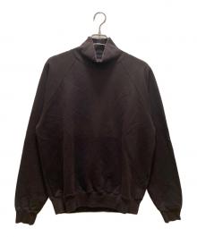 AURALEE（オーラリー）の古着「モックネックスウェット」｜ブラウン
