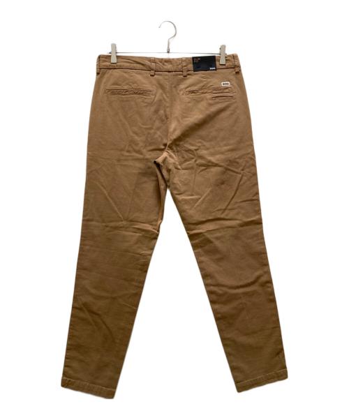 BOSS（ボス）BOSS (ボス) ストレッチテーパードパンツ ブラウン サイズ:48の古着・服飾アイテム