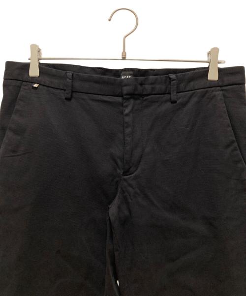 BOSS（ボス）BOSS (ボス) ストレッチテーパードパンツ ブラック サイズ:48の古着・服飾アイテム
