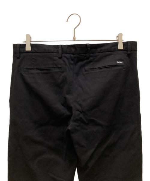 BOSS（ボス）BOSS (ボス) ストレッチテーパードパンツ ブラック サイズ:48の古着・服飾アイテム