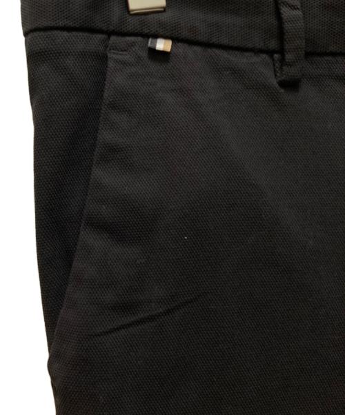 BOSS（ボス）BOSS (ボス) ストレッチテーパードパンツ ブラック サイズ:48の古着・服飾アイテム