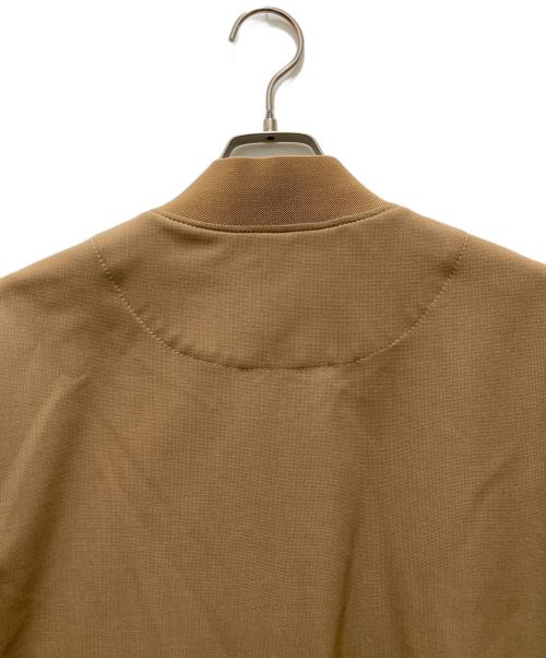 BOSS（ボス）BOSS (ボス) TECH WOOL ボンバージャケット ブラウン サイズ:50の古着・服飾アイテム