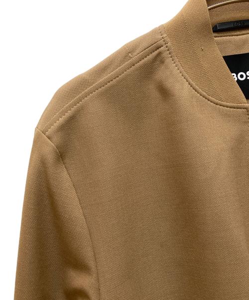 BOSS（ボス）BOSS (ボス) TECH WOOL ボンバージャケット ブラウン サイズ:50の古着・服飾アイテム