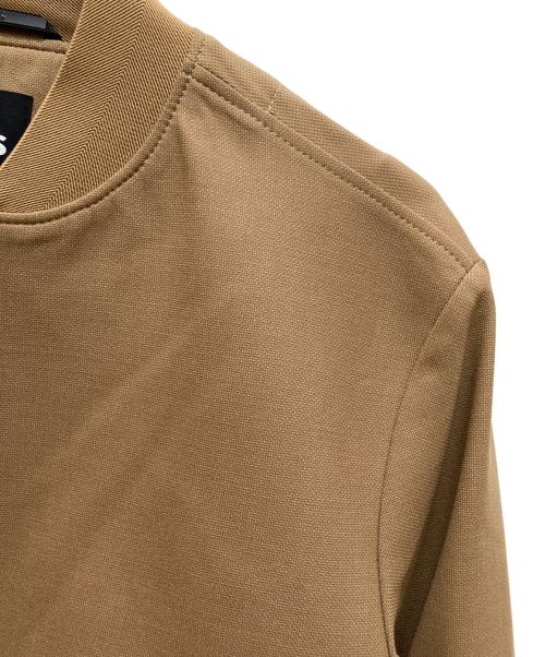 BOSS（ボス）BOSS (ボス) TECH WOOL ボンバージャケット ブラウン サイズ:50の古着・服飾アイテム