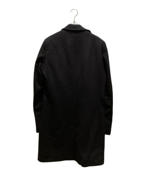 BOSS（ボス）BOSS (ボス) カシミヤ混ウールコート ブラック サイズ:48の古着・服飾アイテム