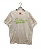 SUPREMEシュプリーム）の古着「INTARSIA SCRIPT S/S TOP」｜ホワイト