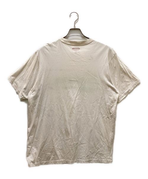 SUPREME（シュプリーム）Supreme (シュプリーム) INTARSIA SCRIPT S/S TOP ホワイト サイズ:Lの古着・服飾アイテム