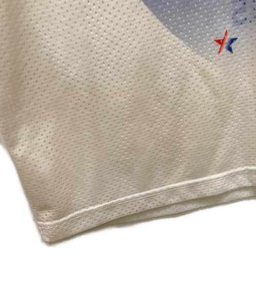 stussy（ステューシー）stussy (ステューシー) Champion (チャンピオン) コラボメッシュタンクトップ ホワイト サイズ:Lの古着・服飾アイテム