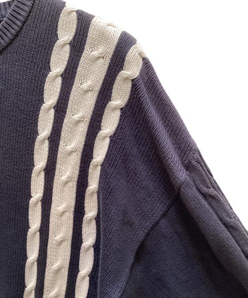 Christian Dior Sports（クリスチャン ディオールスポーツ）Christian Dior Sports (クリスチャン ディオールスポーツ) クルーネックニット ネイビー サイズ:Mの古着・服飾アイテム