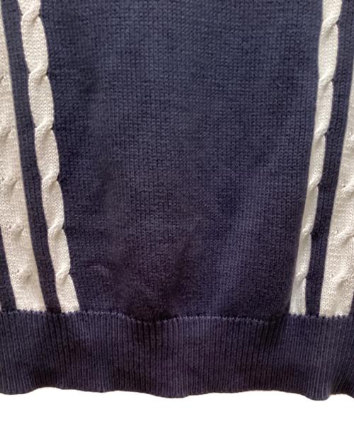 Christian Dior Sports（クリスチャン ディオールスポーツ）Christian Dior Sports (クリスチャン ディオールスポーツ) クルーネックニット ネイビー サイズ:Mの古着・服飾アイテム
