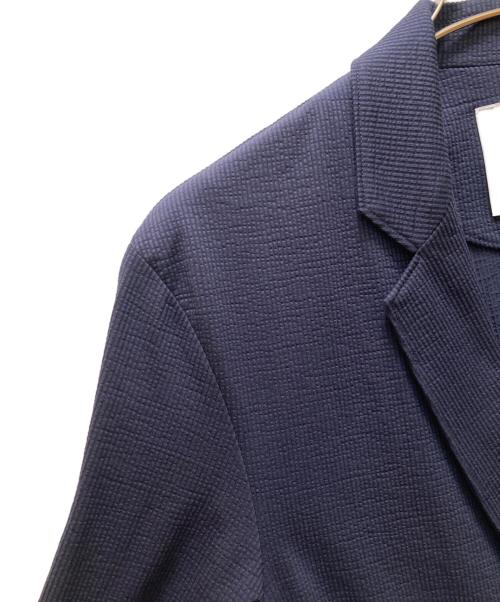 CITERA（シテラ）CITERA (シテラ) 素材切替シアサッカーテーラードジャケット ネイビー サイズ:Lの古着・服飾アイテム