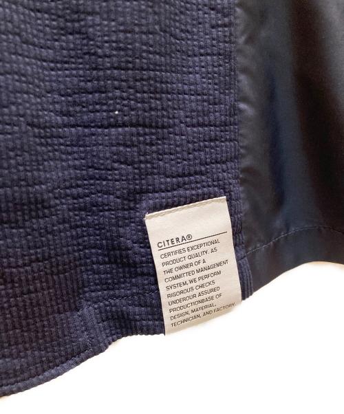 CITERA（シテラ）CITERA (シテラ) 素材切替シアサッカーテーラードジャケット ネイビー サイズ:Lの古着・服飾アイテム