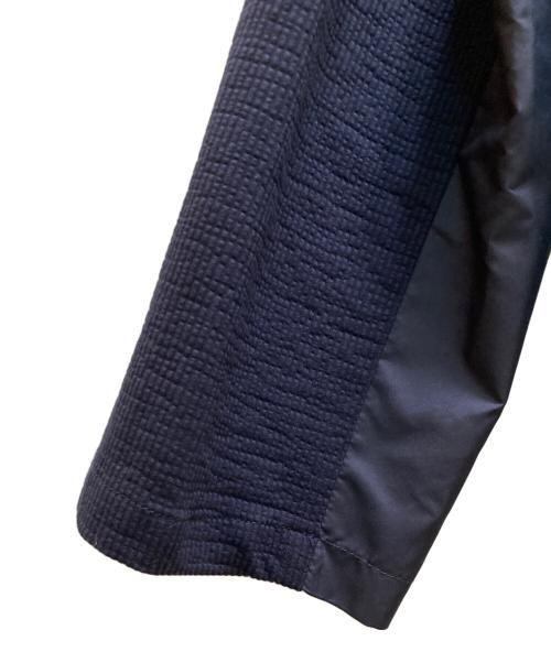 CITERA（シテラ）CITERA (シテラ) 素材切替シアサッカーテーラードジャケット ネイビー サイズ:Lの古着・服飾アイテム