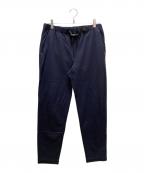CITERAシテラ）の古着「ポリエステル混コットンパンツ」｜ネイビー