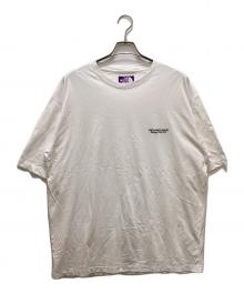 THE NORTHFACE PURPLELABEL（ザ・ノースフェイス パープルレーベル）の古着「ガーメントダイドフィールドTシャツ」｜ホワイト