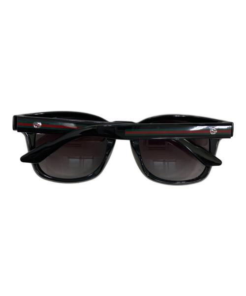 GUCCI（グッチ）GUCCI (グッチ) インターロッキングG シェリーライン サングラス ブラック サイズ:SIZE 52□22 140の古着・服飾アイテム