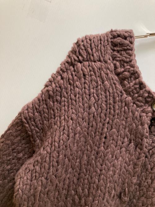 ETRE TOKYO（エトレトウキョウ）ETRE TOKYO (エトレトウキョウ) 2wayハンドニットカーディガン ブラウン サイズ:freeの古着・服飾アイテム