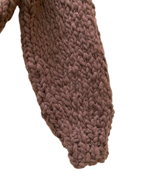 ETRE TOKYO（エトレトウキョウ）ETRE TOKYO (エトレトウキョウ) 2wayハンドニットカーディガン ブラウン サイズ:freeの古着・服飾アイテム
