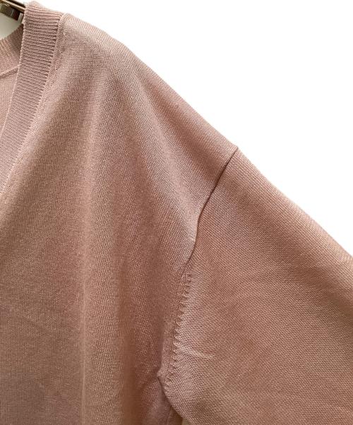 anuke（アンヌーク）anuke (アンヌーク) Highgauge Sheer Cardigan ピンク サイズ:FREEの古着・服飾アイテム