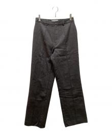 RIM.ARK（リムアーク）の古着「Wool saxony slim PT」｜グレー